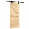 vidaXL Skyved&oslash;r 85 x 210 cm Massiv Furu Tre (Ubehandlet)