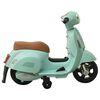vidaXL Elektrisk lekescooter Vespa GTS300 grønn