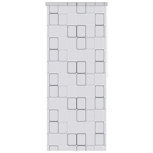 vidaXL Dusjforheng 80x240 cm kvadrat