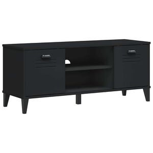 vidaXL Skobenk VIKEN svart 106x35x45 cm konstruert tre