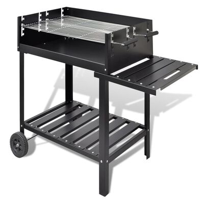 BBQ Stand barbeque grill med 2 hjul