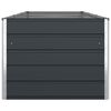 vidaXL Plantekassed Antrasitt 195 x 100 x 45 cm Galvanisert St&aring;l