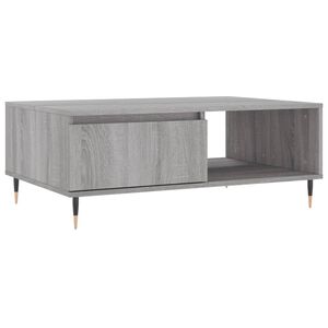 vidaXL Salongbord gr&aring; sonoma 90x60x35 cm konstruert tre