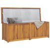 vidaXL Hageboks 150x50x55 cm heltre teak