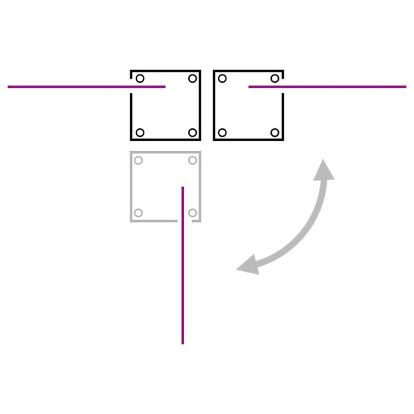 vidaXL Uttrekkbar sidemarkise 140x1200 cm kremhvit
