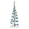 vidaXL LED Juletre med Baubles 100 LEDs Varm Hvit 150 cm