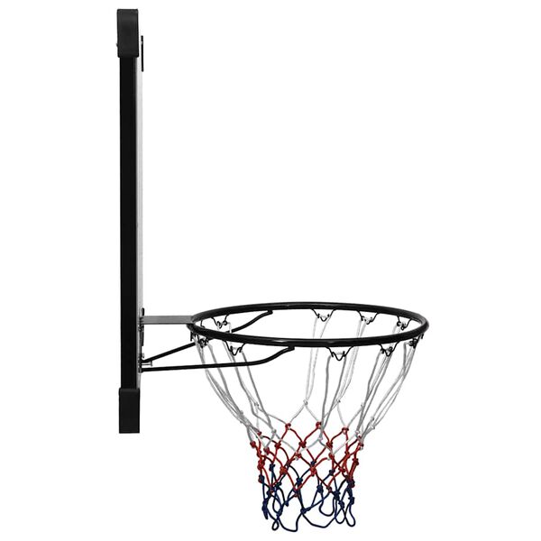 vidaXL Basketballplate gjennomsiktig 106x69x3 cm polyeten