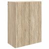 vidaXL Vegghengt skap 66 x 34,5 x 90 cm Konstruert tre Sonoma eik