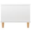 vidaXL Salongbord høyglans hvit 90x50x40 cm konstruert tre