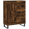 vidaXL Highboard r&oslash;kt eik 69,5x34x180 cm konstruert tre