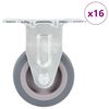 vidaXL Faste hjul 16 stk 50 mm