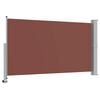 vidaXL Uttrekkbar sidemarkise 140 x 300 cm brun