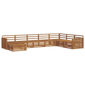 vidaXL Utend&oslash;rs sofa-sett 8 pcs Naturlig