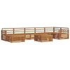 vidaXL Utend&oslash;rs sofa-sett 8 pcs Naturlig