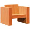 vidaXL Hagesofa voksbrun 79x60x62 cm heltre furu