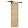 vidaXL Skyved&oslash;r Naturlig 73,5 x 211 cm Heltre furu