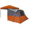 vidaXL Camping Telt Sett med tak 2 pcs Oransje Taffeta og Stoff