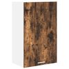 vidaXL Hengende skap R&oslash;kt eik og hvit 50 x 31 x 80 cm Konstruert tre