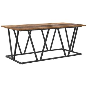 vidaXL Kaffebord Gamle tre 100 x 50 x 40 cm Ingeni&oslash;rtre og metall