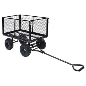 vidaXL H&aring;ndtralle hage svart 350 kg