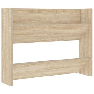 vidaXL Veggskoskap sonoma eik 80x18x60 cm konstruert tre