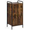vidaXL Serviesskap R&oslash;kt Eik 97 x 33 x 81 cm Konstruert tre