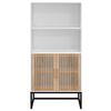 vidaXL Highboard hvit 60x35x125 konstruert tre