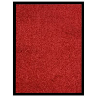 vidaXL Dørmatte rød 40x60 cm