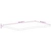 vidaXL Skrivebordsplate med kurve 140x50x2,5 cm heltre grovt mangotre