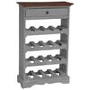 vidaXL Vinstativ heltre mahogni 55x23x85 cm