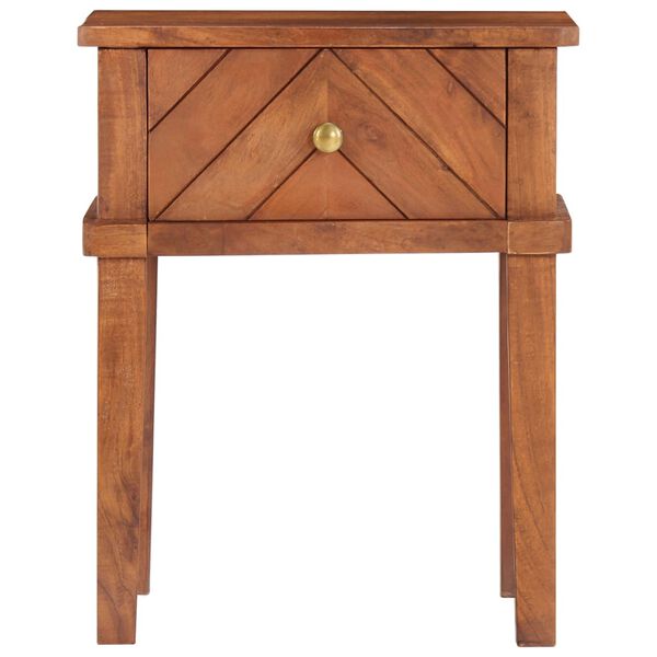 vidaXL Nattbord 40x40x50 cm heltre akasie