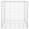 vidaXL Gabion høybed kubeformet ståltråd 60x60x60 cm