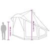 vidaXL Familie Tipi Telt med tak Bl&aring; og gr&aring; 508 x 470 x 300 cm