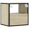 vidaXL Veggmonterte nattbord 2 stk sonoma eik 40x31x39,5 cm