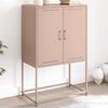 vidaXL Highboard rosa 68,5x38,5x107 cm stål