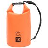 vidaXL T&oslash;rrsekk oransje 10 L PVC