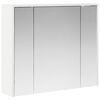 vidaXL Baderomsspeilskap Hvit 73,5 x 16 x 62,5 cm Konstruert tre