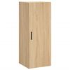 vidaXL Highboard sonoma eik 34,5x34x180 cm konstruert tre