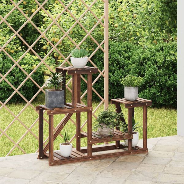 vidaXL Blomsterstativ 90x25x73,5 cm heltre gran