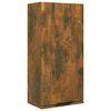 vidaXL Vegghengt baderomsskap r&oslash;kt eik 32x20x67 cm