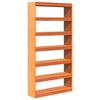 vidaXL Bokhylle/romdeler 100x30x199,5 cm heltre furu