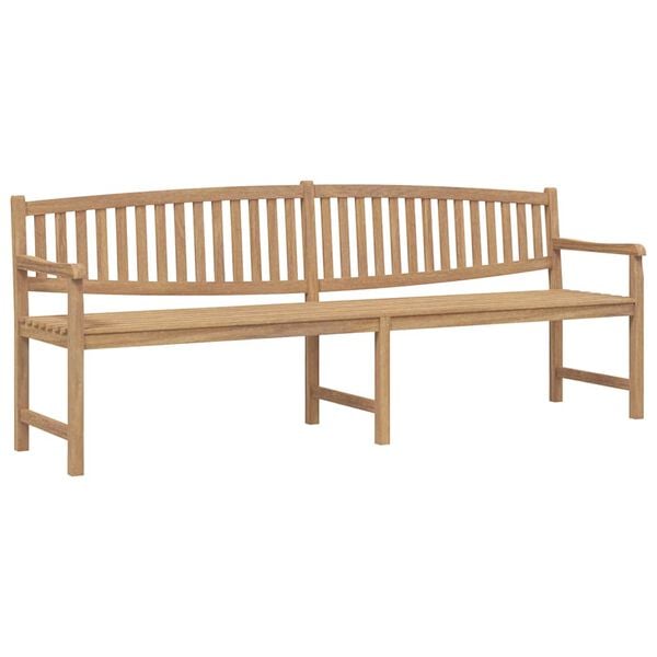 vidaXL Hagebenk 228x59,5x90 cm heltre teak
