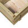 vidaXL Plantekasse 90x40x26,5 cm impregnert furu