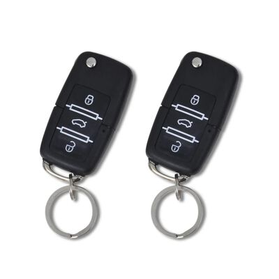 Sentralt låsesystem for biler med 2 fjernnøkler VW Skoda Audi