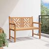 vidaXL Hagebenk Brun 114 x 60 x 90 cm Heltre teak