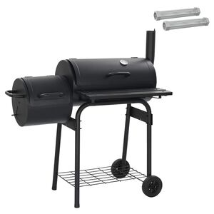 vidaXL Utend&oslash;rs grill 103 x 60 x 113 cm St&aring;l Svart
