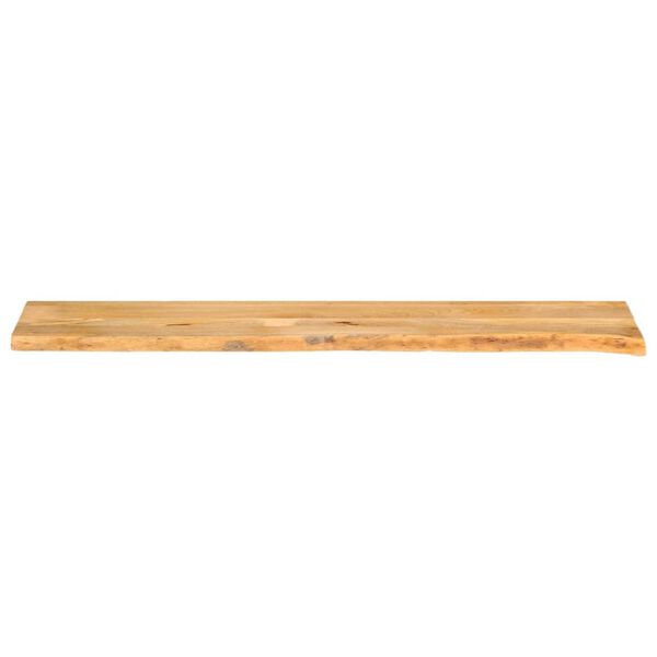 vidaXL Bordplate 140x40x2,5 cm naturlig kant heltre mango