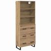 vidaXL H&oslash;yskap 2 stk. Artisan Eik 69,5 x 34 x 180 cm