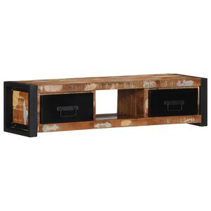 vidaXL TV-benk 100x30x25 cm gjenvunnet heltre