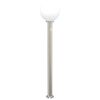 vidaXL Pullertlampe med sensor 120 cm rustfritt st&aring;l IP44